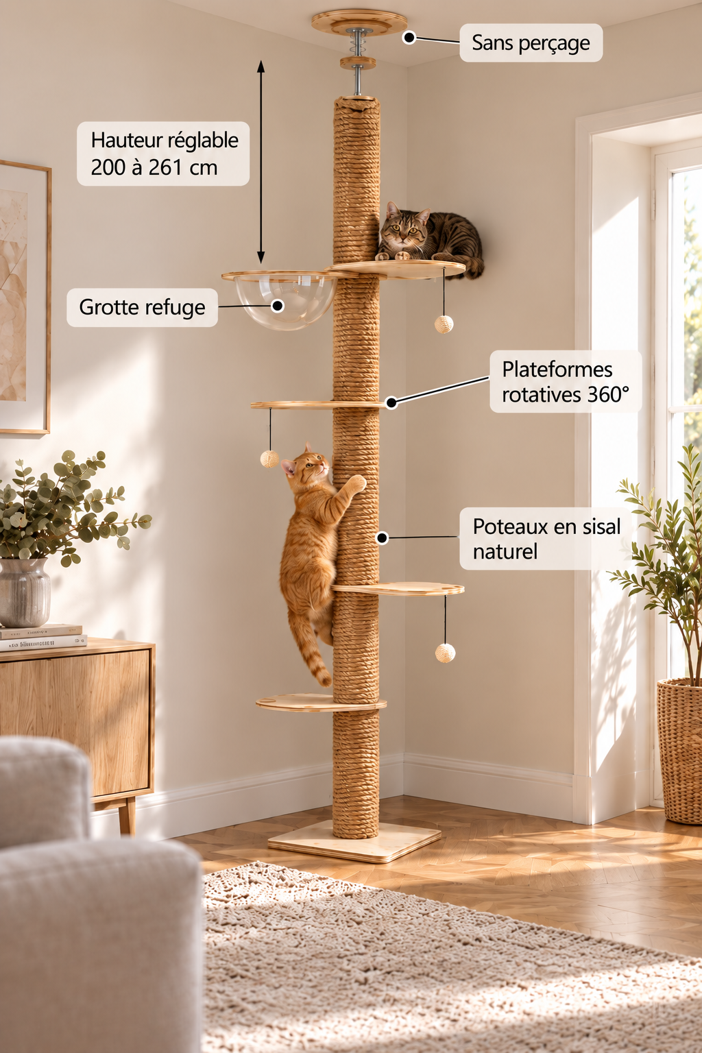 Le Firmament – L'arbre à chat qui monte jusqu'au ciel