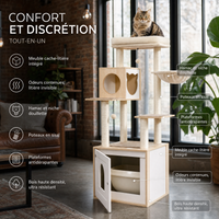 Le Cabinet – L'arbre à chat qui garde vos secrets bien rangés