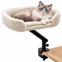 Le Compagnon – Lit pour chat fixé au bureau, rotatif à 360°